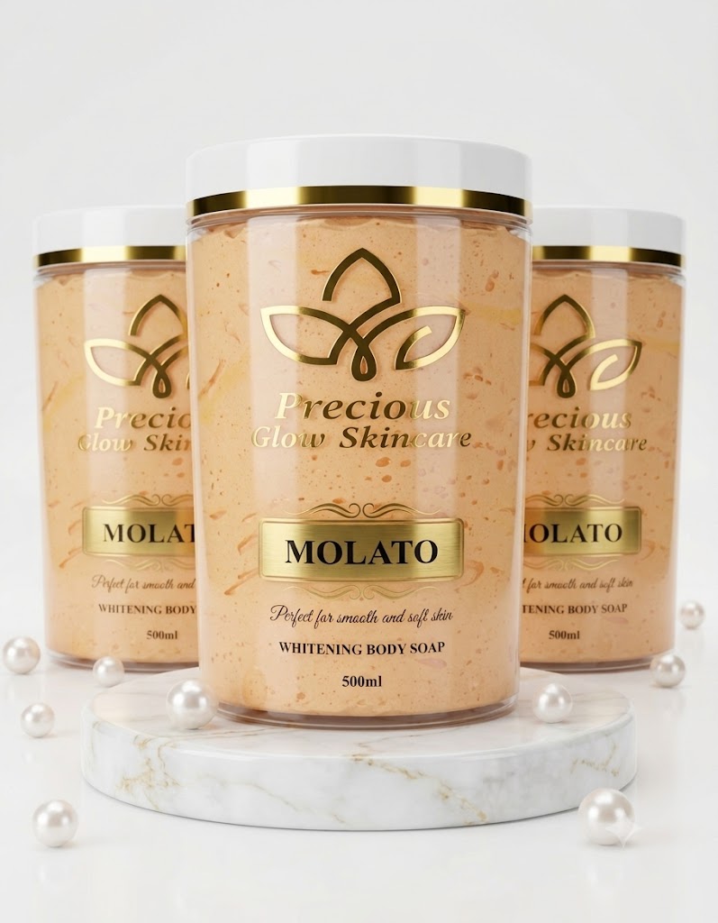 Precious Glow Skincare Molato Whitening Body Soap 500ml
